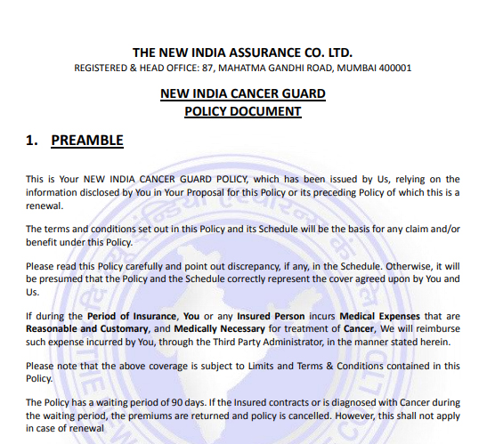 Guaranteed Return Insurance Plan