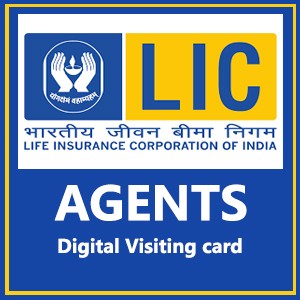 LIC Agent Digital Visiting card