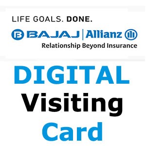 Bajaj Allianz Life Insurance Company  Digital Visiting Card